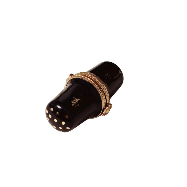 Cobalt Blue Limoges Thimble Porcelain Limoges Decal Limoges Boxes traditional French Trinket Box