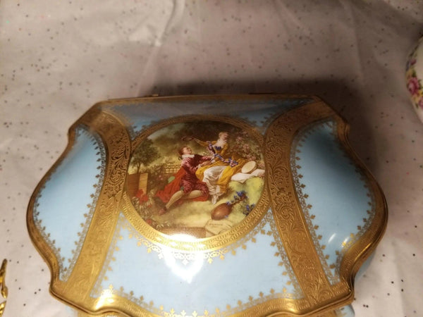 Concorde Penicaud Jewelry Chest Porcelain Limoges Jewelry Limoges Box Love Valentine French Trinket Box
