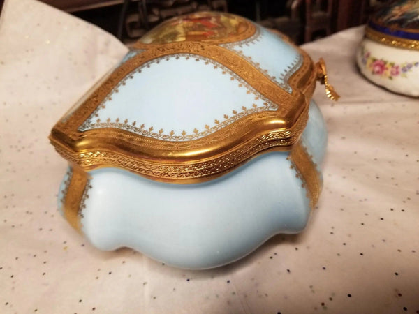 Concorde Penicaud Jewelry Chest Porcelain Limoges Jewelry Limoges Box Love Valentine French Trinket Box