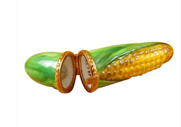 Rochard Ear of Corn Porcelain Limoges Box, view 2