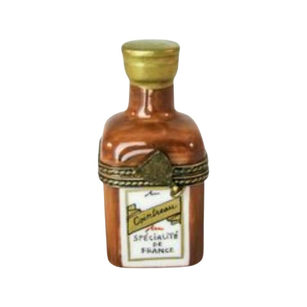 Countreau Bottle Porcelain Limoges WINE LIMOGES BOXES French Trinket Box