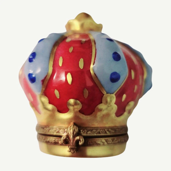 Crown of Elegance Limoges Box Porcelain Limoges hats travel Limoges Boxes Travel French Trinket Box