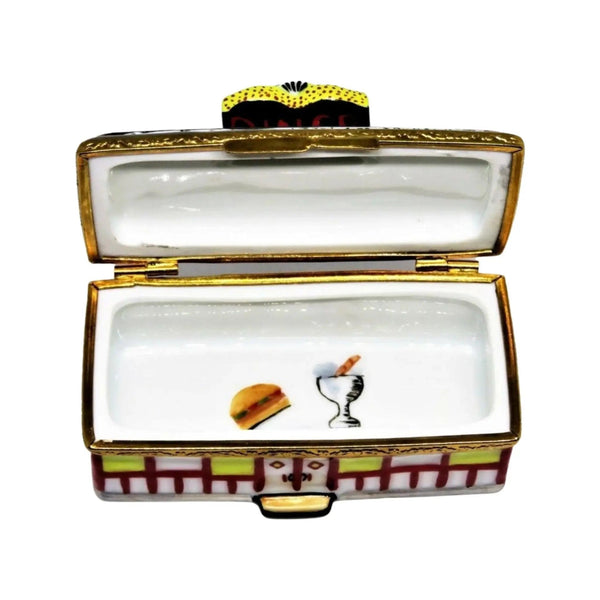 Diner Porcelain Limoges Professional Food French Trinket Box