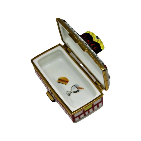 Diner Porcelain Limoges Professional Food French Trinket Box