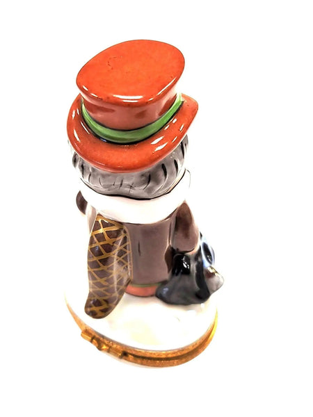 Doctor Limoges Box Figurine Porcelain Limoges figurine professional nutcracker French Trinket Box