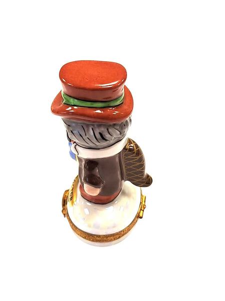 Doctor Limoges Box Figurine Porcelain Limoges figurine professional nutcracker French Trinket Box