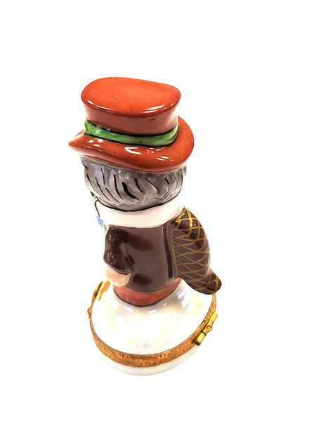 Doctor Limoges Box Figurine Porcelain Limoges figurine professional nutcracker French Trinket Box