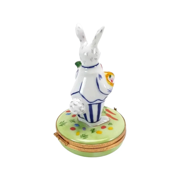 Easter Bunny Porcelain Limoges Easter French Trinket Box
