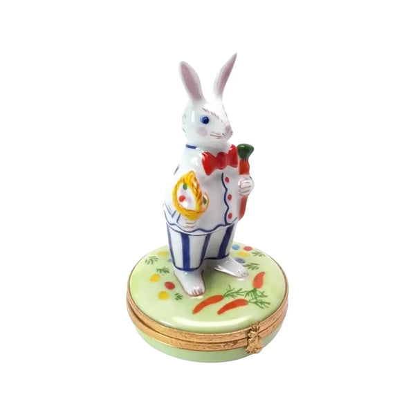 Easter Bunny Porcelain Limoges Easter French Trinket Box