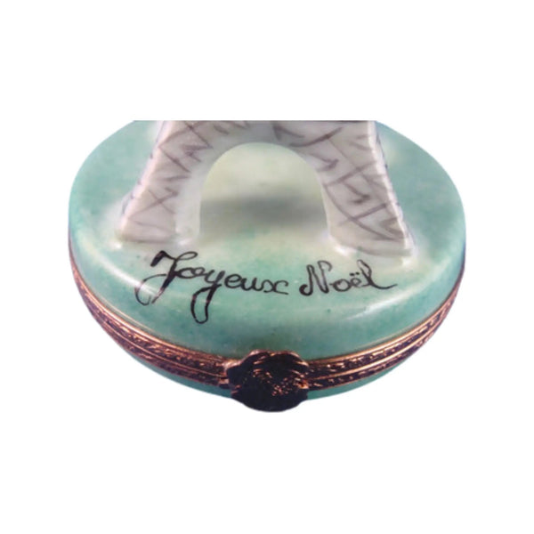 Eiffel Tower Christmas Porcelain Limoges Eiffel Tower France French Trinket Box