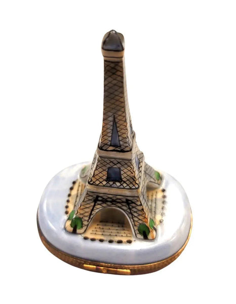 Eiffel Tower on Blue Limoges Box Porcelain Figurine-france LIMOGES BOXES-CH3S184