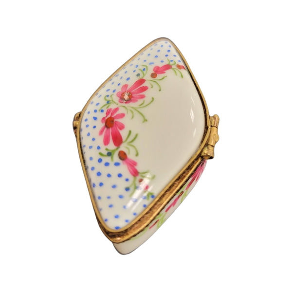 Elegant Floral Limoges Box Porcelain Limoges LIMOGES BOXES traditional French Trinket Box