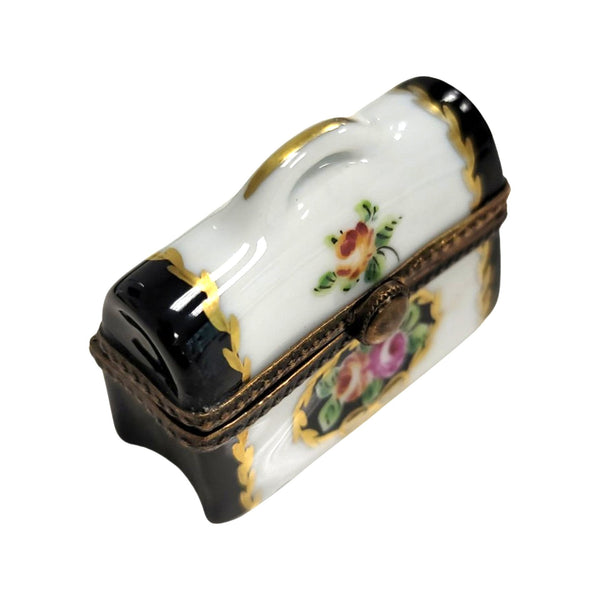 Elegant Handcrafted Limoges Chest Box Porcelain Limoges furniture French Trinket Box