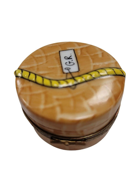 Elegant Hat Box Limoges Figurine Porcelain Limoges hats fashion LIMOGES BoXES French Trinket Box