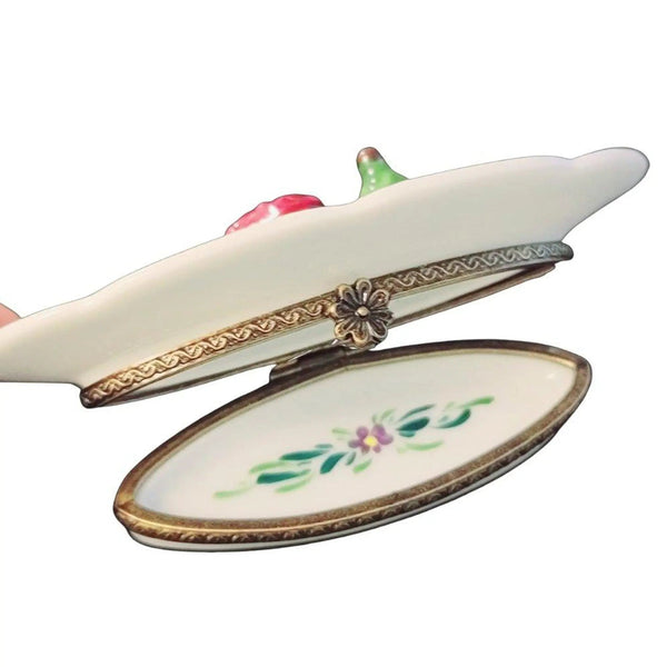 Elegant Limoges Fruit Platter Porcelain Limoges fruit French Trinket Box