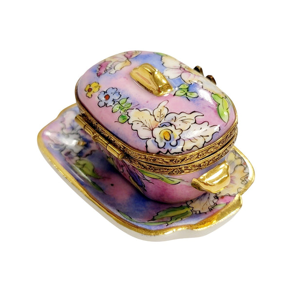 Elegant Porcelain Soup Tureen Set Porcelain Limoges Home China French Trinket Box