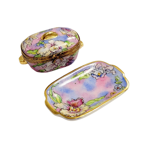 Elegant Porcelain Soup Tureen Set Porcelain Limoges Home China French Trinket Box