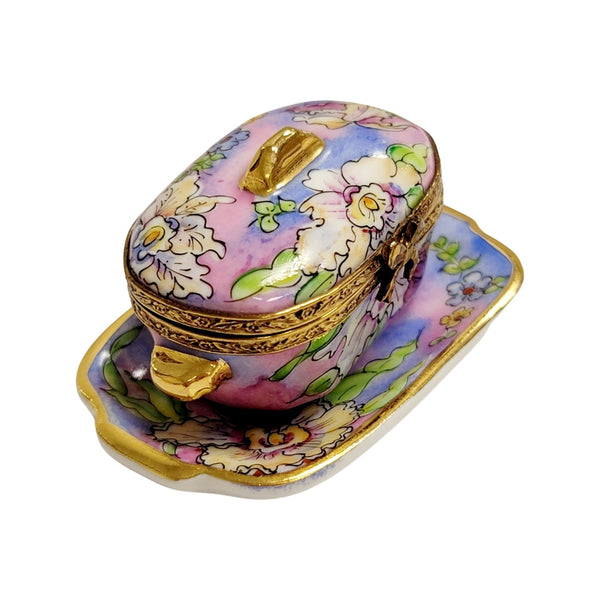 Elegant Porcelain Soup Tureen Set Porcelain Limoges Home China French Trinket Box