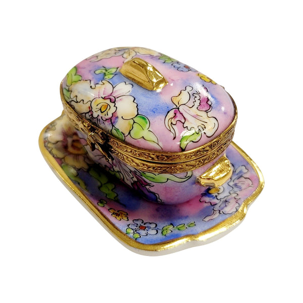 Elegant Porcelain Soup Tureen Set Porcelain Limoges Home China French Trinket Box