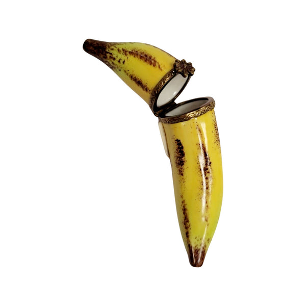 Exquisite Banana Limoges Trinket Box Porcelain Limoges fruit Vegetables French Trinket Box