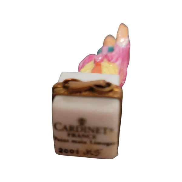 Exquisite Limoges Gypsy Girl Figurine Porcelain Limoges French Trinket Box