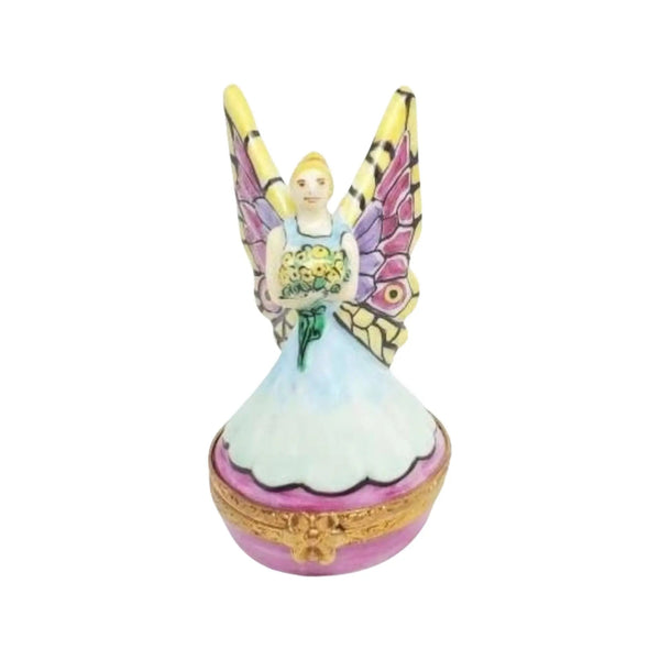 Fairy Mystical Porcelain Limoges fairy myth baby gift French Trinket Box