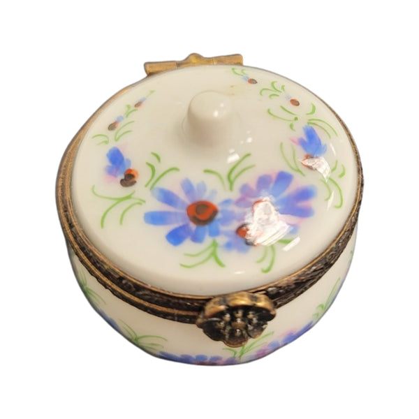Floral Elegance Limoges Box Porcelain Limoges LIMOGES BOXES traditional French Trinket Box