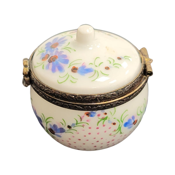 Floral Elegance Limoges Box Porcelain Limoges LIMOGES BOXES traditional French Trinket Box