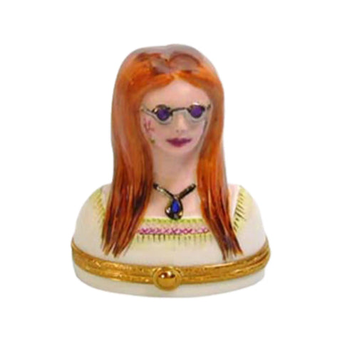 Flower Child Peace Garden USA Porcelain Limoges united states special occasions French Trinket Box