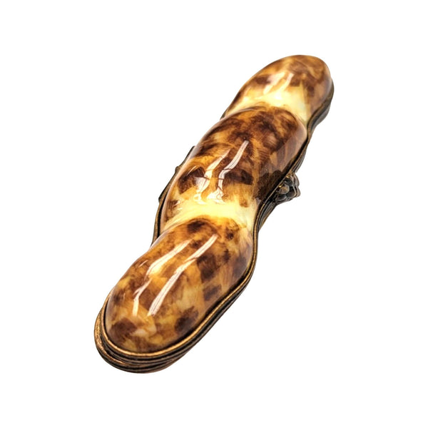 French Baguette Bread Limoges Box Porcelain Limoges food French Trinket Box