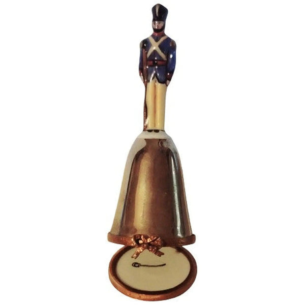 French Guard Porcelain Bell Porcelain Limoges christmas world xmas theme French Trinket Box