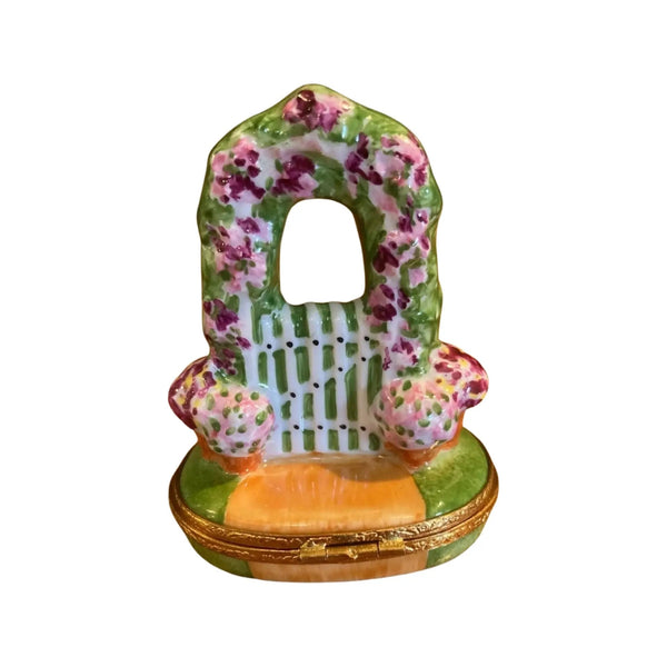 Garden Gate Porcelain Limoges Garden French Trinket Box