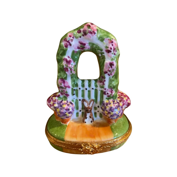 Garden Gate Porcelain Limoges Garden French Trinket Box