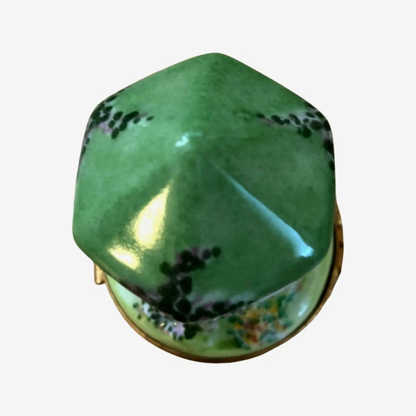 Garden Gazebo Heart Inside Porcelain Limoges Garden French Trinket Box