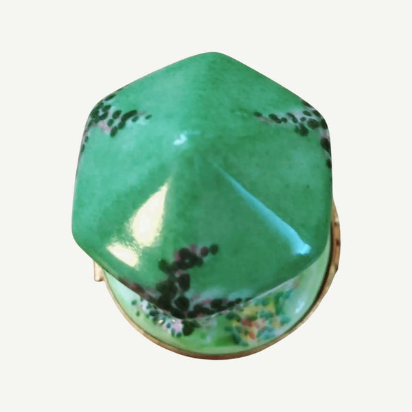 Garden Gazebo Heart Inside Porcelain Limoges Garden French Trinket Box