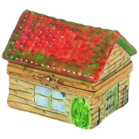 Gardener'S Cottage Porcelain Limoges Garden Professional French Trinket Box