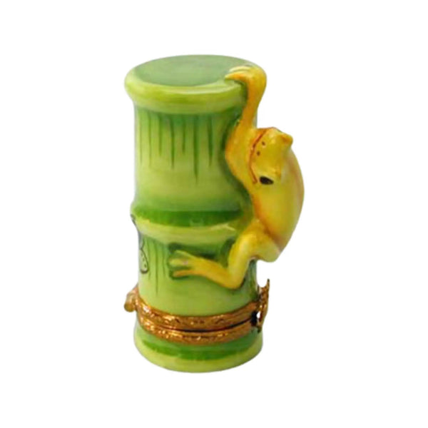 Golden Toad Porcelain Limoges Frogs Turtles French Trinket Box