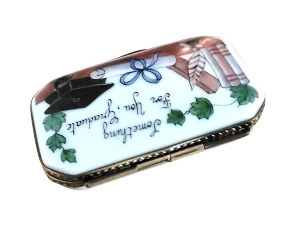 Graduation Celebration Limoges Box Porcelain Limoges professional graduation French Trinket Box