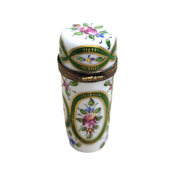 Green Floral Limoges Box Porcelain Limoges LIMOGES BOXES traditional French Trinket Box