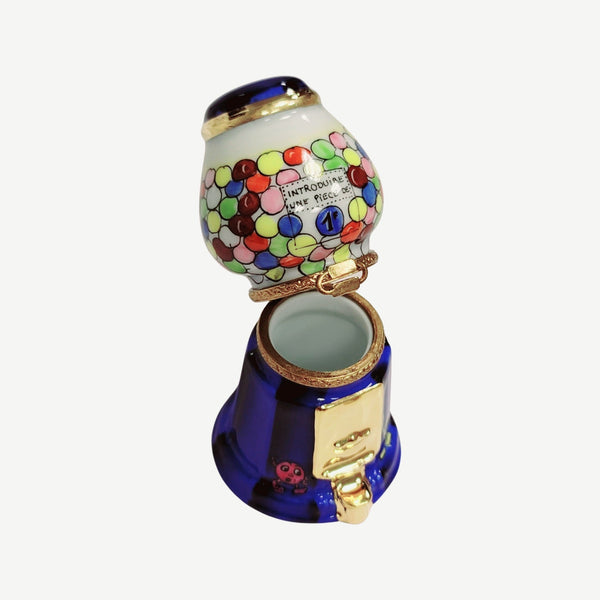 Gumball Machine Limoges Box Porcelain Limoges Food carnival French Trinket Box