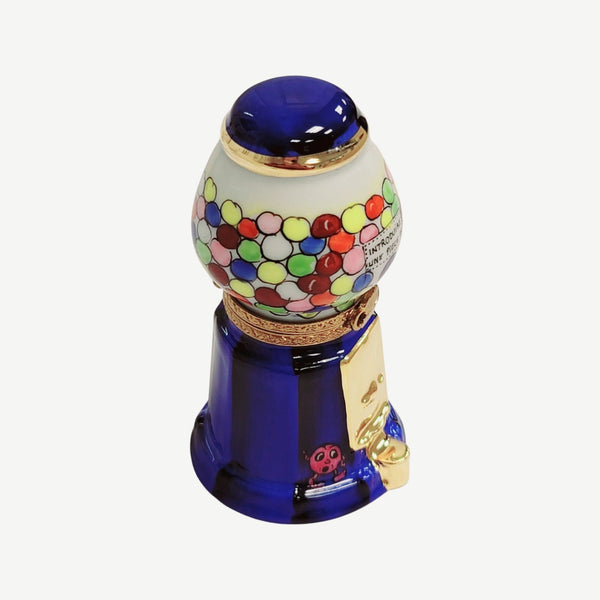 Gumball Machine Limoges Box Porcelain Limoges Food carnival French Trinket Box