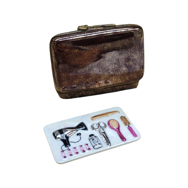 Hair Dresser Case Limoges Box Porcelain Limoges fashion home French Trinket Box