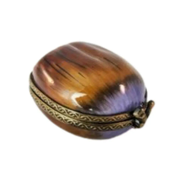 Hazelnut Porcelain Limoges Vegetable French Trinket Box