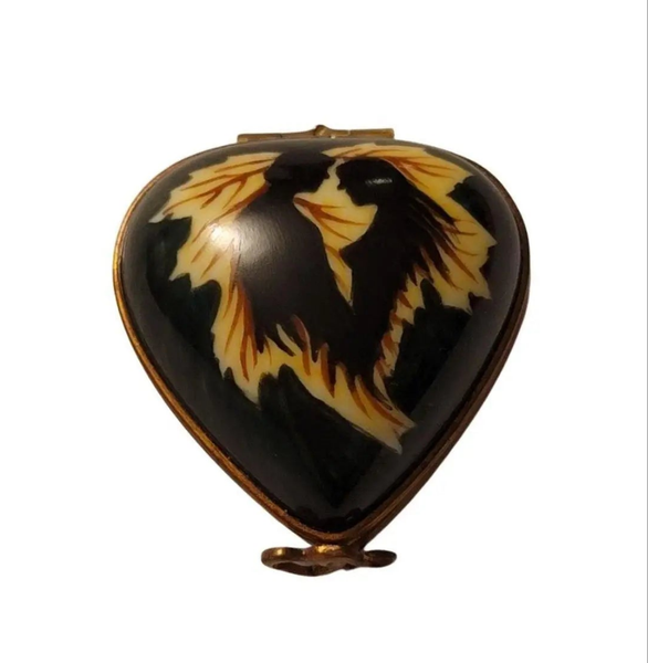 Heart of Love Limoges Box Porcelain Limoges French Trinket Box