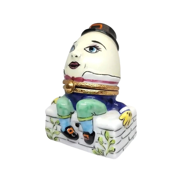 Humpty Dumpty Porcelain Limoges myth fairy French Trinket Box