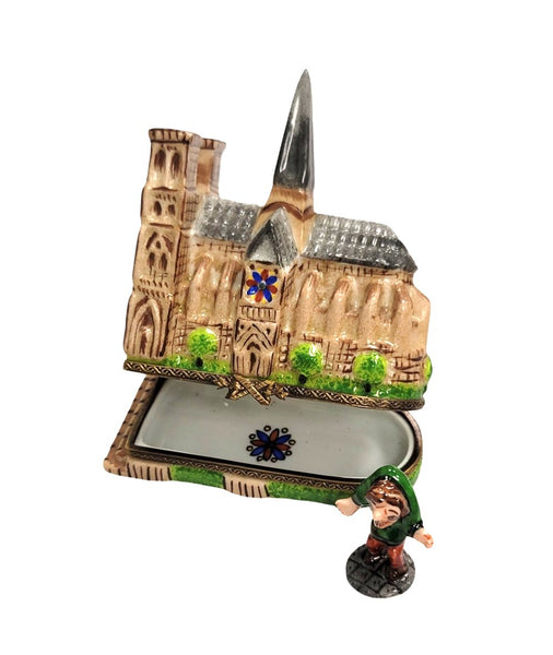 Hunchback of Notre Dame Figurine Porcelain Limoges Fairy French Trinket Box