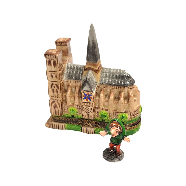 Hunchback of Notre Dame Figurine Porcelain Limoges Fairy French Trinket Box