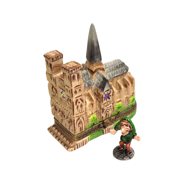 Hunchback of Notre Dame Figurine Porcelain Limoges Fairy French Trinket Box