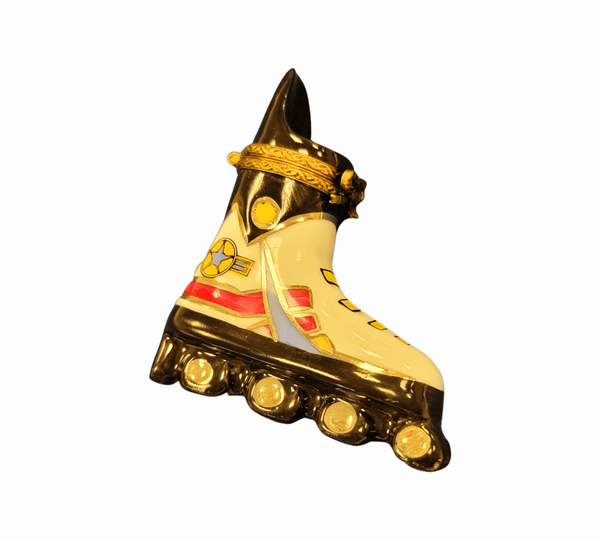 Inline Skates Limoges Box Delight Porcelain Limoges Sports French Trinket Box