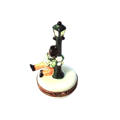 Irish Luck Lamp Post Limoges Porcelain Limoges travel world special occasions Limoges Boxes French Trinket Box